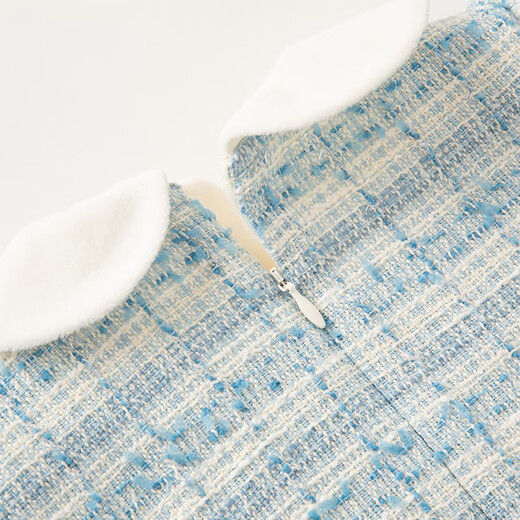 David Bella children's dress autumn and winter girls small fragrant skirt baby plus velvet princess dress winter