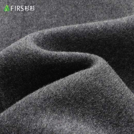 Shanshan wool double-sided woolen coat men's goose down removable vest down liner mid-length thickened coat men's workwear