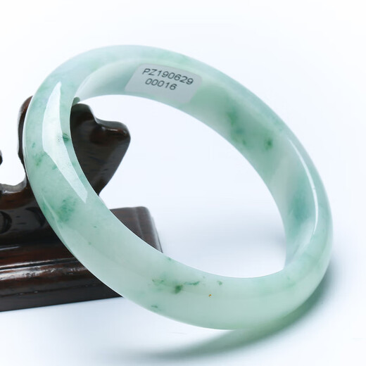 Yixin Jade returns to the market on 11.11. Grade A jadeite bracelet. Ice-waxy jadeite floating flower jadeite bracelet. Inner diameter is about 57-58mm.