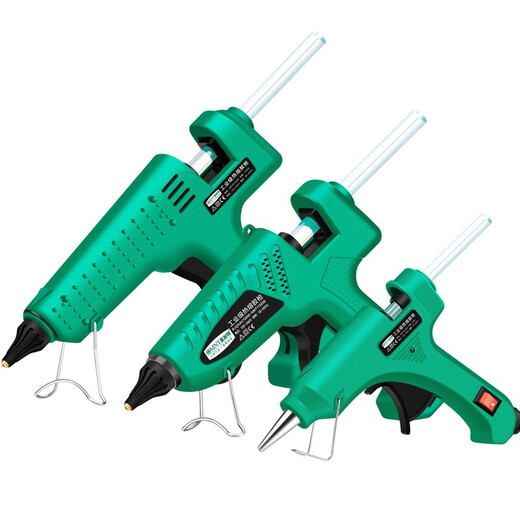 Meite hot melt glue gun household hot melt hot melt electromechanical glue gun glue stick for manual DIY adhesive gun temperature adjustment 20W glue gun +60 7mm glue sticks