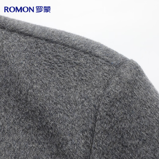 Lomon Woolen Coat Men's Mid-Length Windbreaker Men's Autumn and Winter Youth Casual Woolen Coat Top Thickened Jacket
