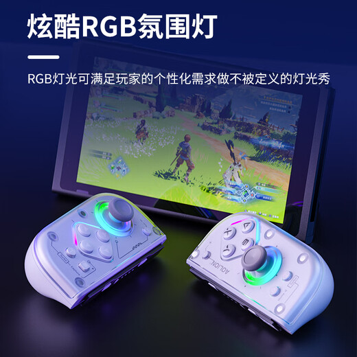 Aolion J20 Knight Switch2 controller JoyCon left and right controller Hall rocker macro programming Pokémon ZA wireless Bluetooth Mario surprise game split controller controller + storage box