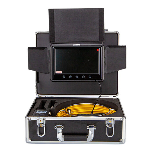 SZJMLY industrial pipe endoscope high-definition underwater camera municipal sewer deep well detector 7-inch screen diameter 23MM cable length 20 meters video
