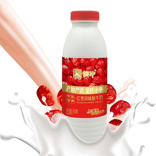Mengniu Red Date Flavor Yogurt 450g (minimum price: 3 pieces)