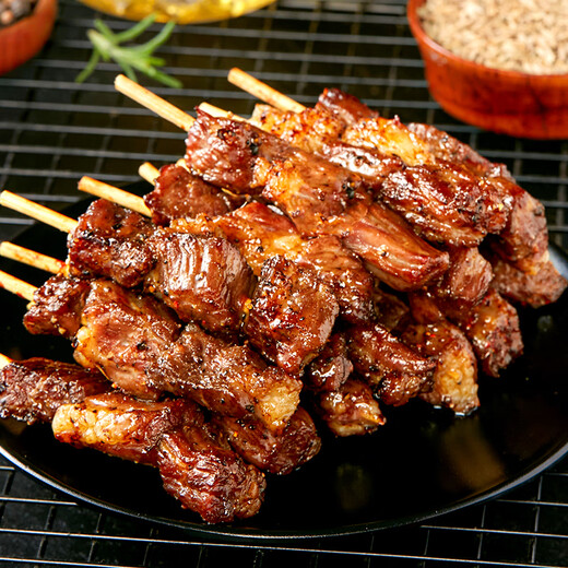 Tianhai Tibetan Angus Beef Skewers 240g*5 bags, about 100 skewers, barbecue ingredients, fresh beef straight from the source