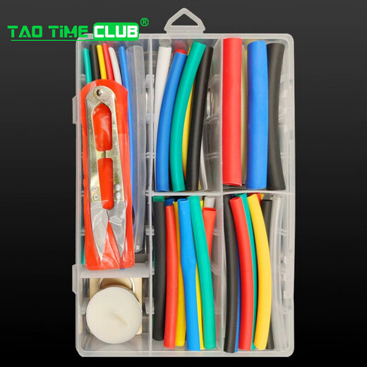 TaoTimeClub heat shrinkable tube DIY mobile phone data cable protective cover repair electrician wire and cable heat shrinkable waterproof thickening heat shrinkable tube set 328PCS No Specifications