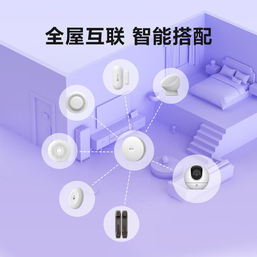 EZVIZ C6c series surveillance camera indoor smart PTZ wireless home EZVIZ official baby monitor monitoring mobile phone remote AI humanoid detection wireless camera C6c 4 million starlight night vision enhanced version 64G video dedicated card