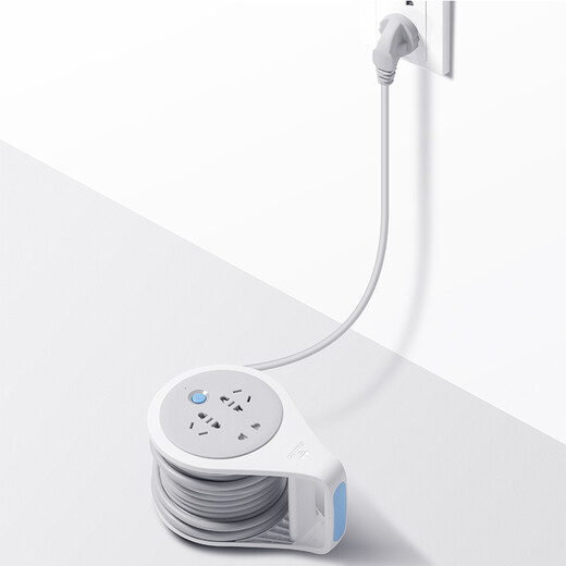 BULL cable reel/engineering wiring/mobile cable wire reel/construction site plug handle type 3 positions 10 meters 1 square meter GN-802