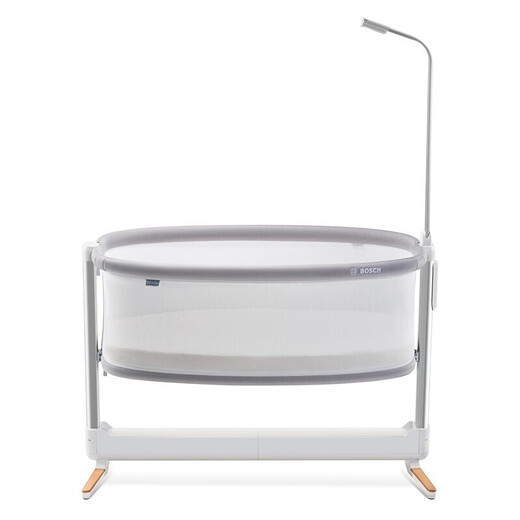 Bosch Bosch Elektrische elektrische Smart Baby Cot Windel Tisch Multifunktion laufbares Kinderbett Revol Neugeborenes Kinderbett Revol C + (Bett + Matratze + Kamera)
