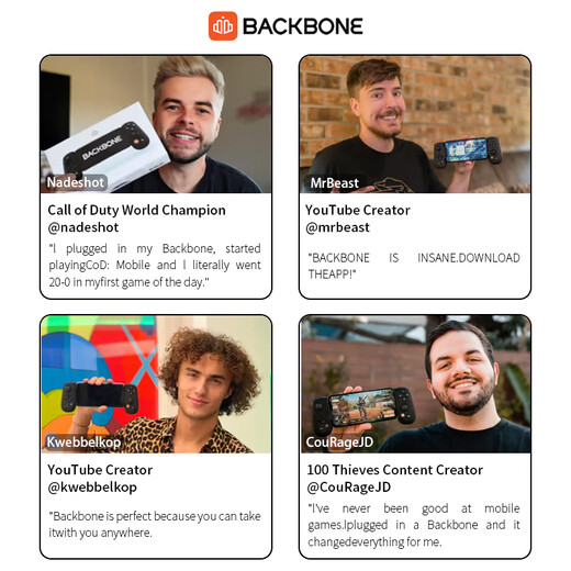 BACKBONE official flagship Backbone One game controller second generation, suitable for Apple 15/16 Android mobile phone game controller, iOS system, Android system, Lightning interface, suitable for iPhone