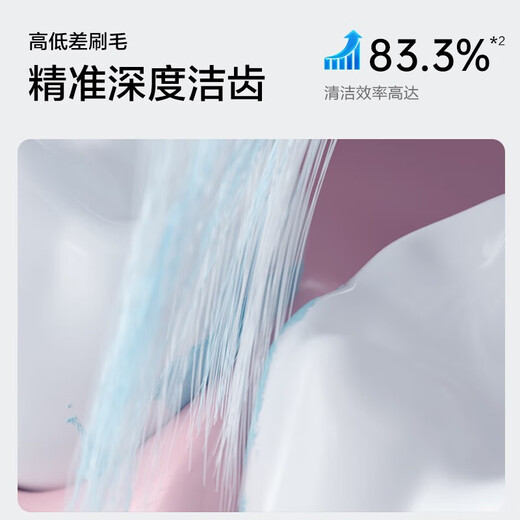 松下（Panasonic）电动牙刷奶泡刷 去渍护龈双效清洁科技滑屏解锁控制可视化电量长久续航520情人节礼物送男友送女友 EW-DC20-A  蓝色