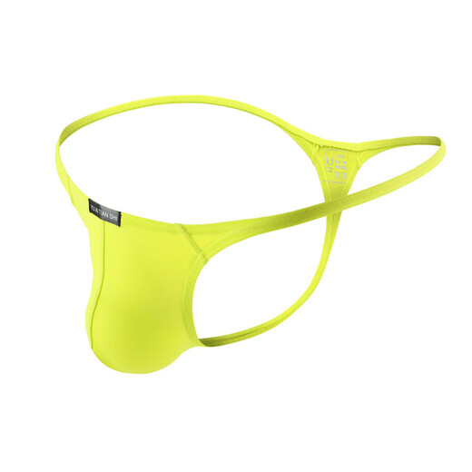 ARPGNHN men's underwear gay men's sexy body shaping menstrual pants breathable nylon low-waist butt-lifting thong for men 1 pair black M