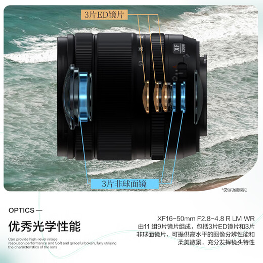 Fuji lens XF16-50mm digital mirrorless camera fixed focus lens suitable for xs20 xt30 xt5 xt50 XF16-50mm F2.8-4.8 new disassembly