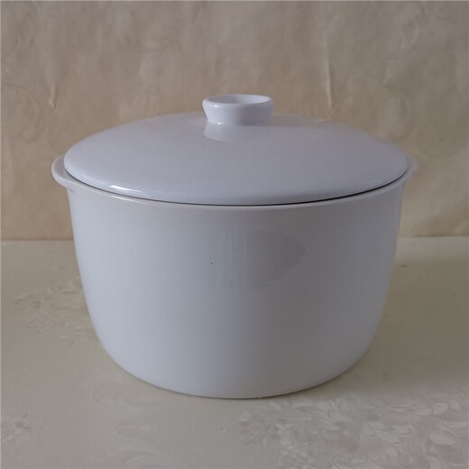美魅紫适用苏泊尔隔水电炖锅内胆盖子配件 dz25yc828/dz25yc831家用煲汤大小汤盅炖盅陶瓷内胆盖单配盖子 DZ25YC828大盅带盖