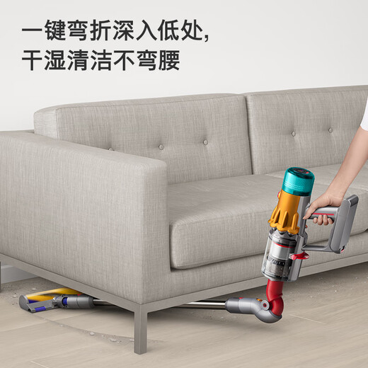 戴森（DYSON）V12n Detect Slim Nautik Absolute吸尘洗地机 手持无线吸拖一体大吸力 宠物除螨吸尘洗地干湿两用