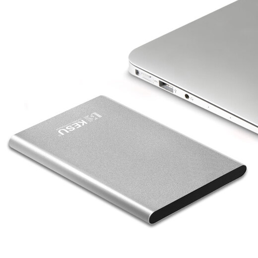 科硕（KESU） 移动硬盘 USB3.0  大容量安全加密 高速外接存储 K201-皓月银 500G  标准套餐