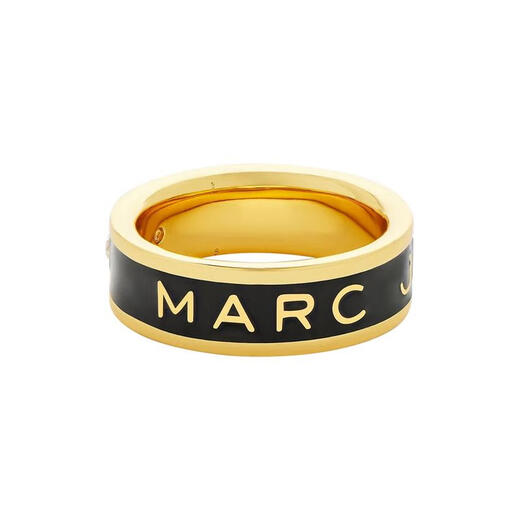 MARC JACOBS women's ring is simple, elegant, exquisite and fashionable brass enamel gold inlaid crystal gift for your girlfriend yellow 7