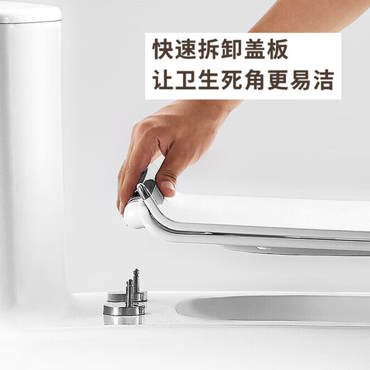 Huida Badezimmer Flush Toilette Haushalt Keramik integrierter Toilettenstrahl Siphon großer Impuls großer Rohrdurchmesser wassersparende Toilette 6218n Runde Modell 305/300 mm