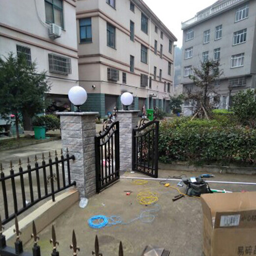 Ball lamp home outdoor waterproof round wall column head villa courtyard ball lamp gate column spherical gate column lamp thickened diameter 25cm gray round seat buy 1 get 1 free