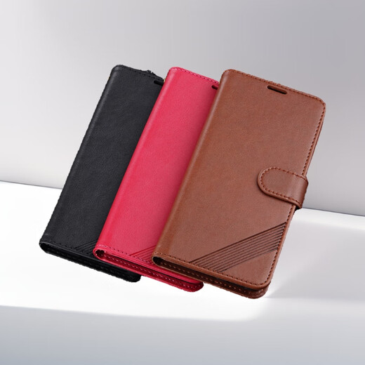 居小智适用oppoReno8手机壳翻盖皮套PGBM10钱包式可插卡外壳全包防摔软内壳带磁扣保护套 oppo reno8【棕色】