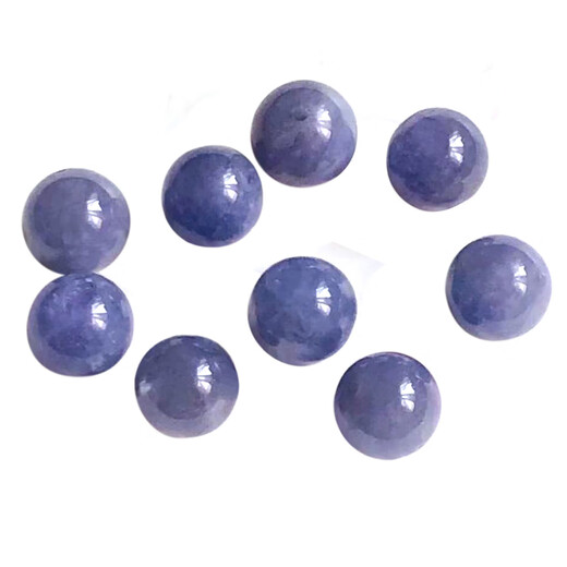 DRJEFUN natural tanzanite single bead, tanzanite loose bead, fashionable women's crystal bracelet diy round bead spacer bead accessories, selected 6mm one