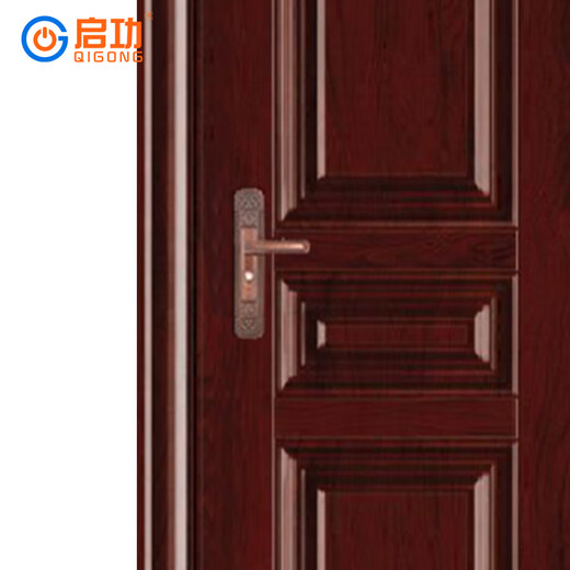启功钢制甲级防盗门住宅庭院民房入户门家用安全门防盗门QG-FDM3700