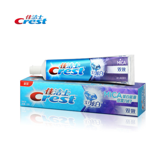 Crest Toothpaste 3D Whitening Toothpaste Fresh Breath Unisex Family Pack Double Effect Whitening 120g