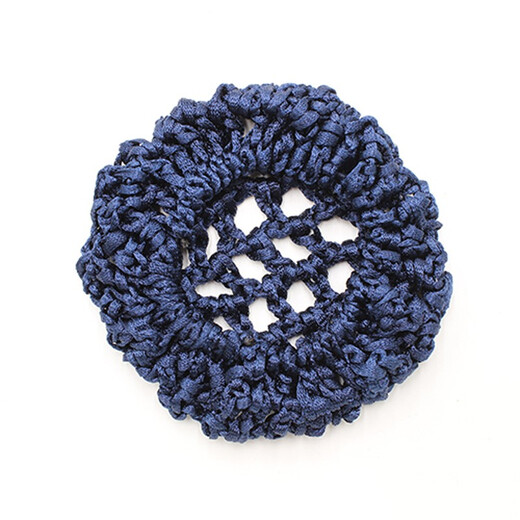 Cousin's net bag thick and thin hair net ball head professional hair flower accessories matching net bag blue black fine mesh 10 pieces - black fine mesh