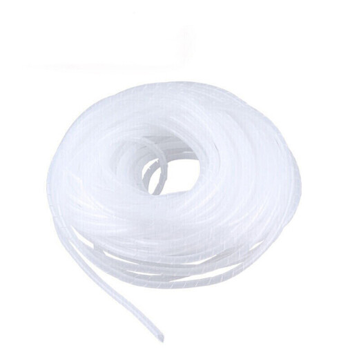 Jenoli N15000 winding tube bundle wire tube protective sleeve wire manager wire wrapped tube diameter 4MM white about 20 meters