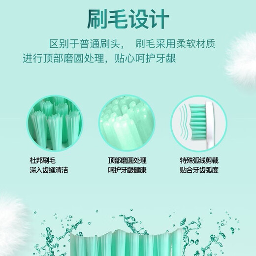 Lion Guard is suitable for Philips electric toothbrush heads HX2 series HX2431HX2471HX2421HX2461HX2451, etc. 4 pieces HX2424