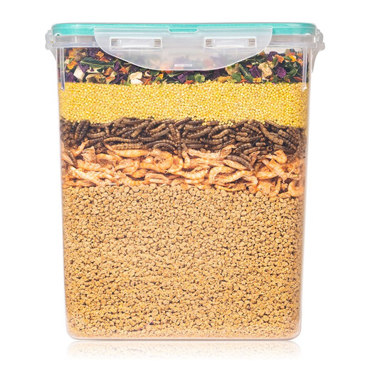 Pet Le Man Cole Duck Mealworm Dried Snacks Rutin Chicken Hamster Food Turtle Food Bird Food Feed Supplies Nutritional Beautiful Hair and Bright Feathers Luxury Full Price Pet Duck Food-Adult Duck 4000ml