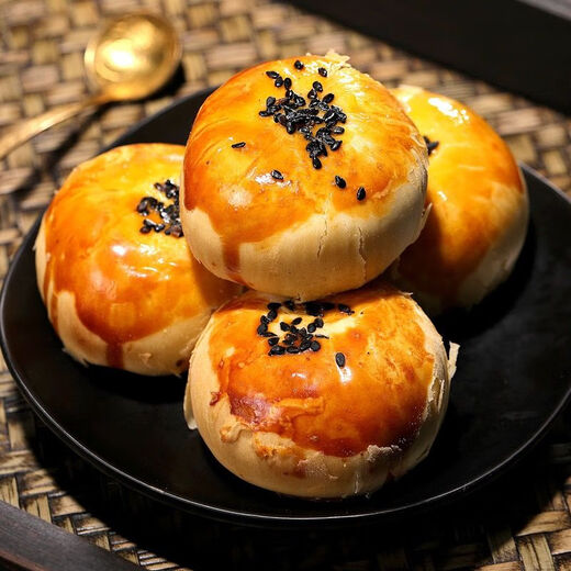 Yideli Snow Mei Niang Egg Yolk Pastry Bread Whole Box Breakfast Healthy Internet Celebrity Snacks Snacks Snacks Red Bean Egg Yolk Pastry 20 Packs 400g