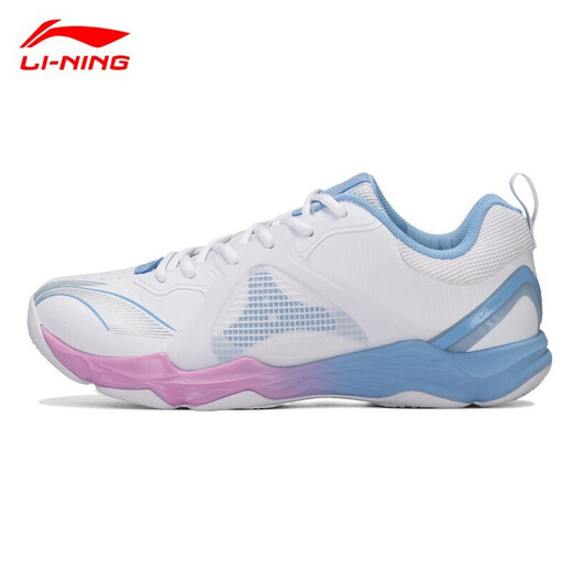Li Ning (LI-NING) new badminton shoes Blade MAX Chameleon Almighty King wear-resistant shock-absorbing anti-slip training sports shoes for men and women Unisex Chameleon 6LITE White 012-1 42 (265mm)