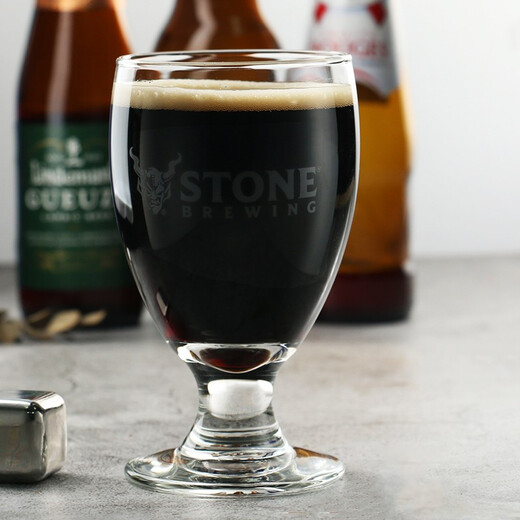 Jushi STONE special beer mug wide mouth tall beer mug craft beer mug American Pilsner beer mug IPA pint cup can be customized with LOGO wide mouth Jushi tall beer mug 310ML 6 pcs