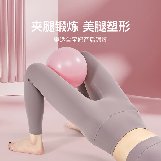 Langwei Yoga Ball Pilates Small Ball Exercise Pelvic Floor Muscle Exercise Fitness Balance Ball Fitness Ball Sakura Pink / Diameter 25cm