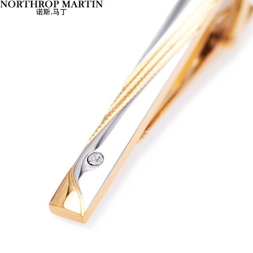 North Martin quality tie clip men's formal business workplace daily collar clip gold