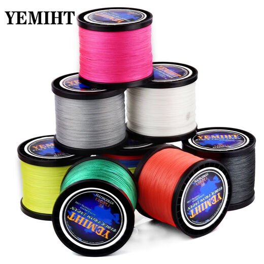 Dali Ma PE line braided 12 braids 300 meters 500 meters sea pole main line biting sea fishing line sub-fishing line 100 meters gray 12 braids 8.0
