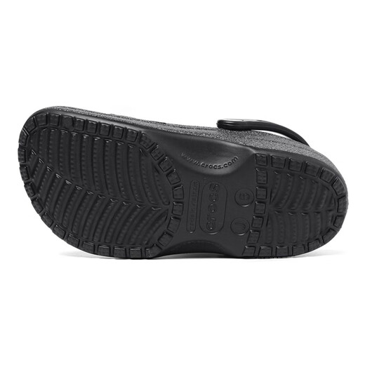 crocs卡骆驰经典闪亮儿童洞洞鞋男女童新品闪亮包头拖鞋206993-001 206993_001 32 -33 (200mm)