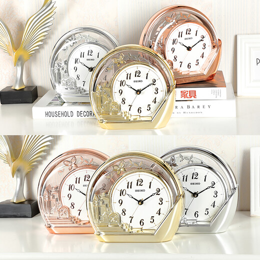 SEIKO Japanese Seiko European-style living room bedroom clock pendulum decoration modern simple home pendulum clock desk clock QXN232 QXN232G/