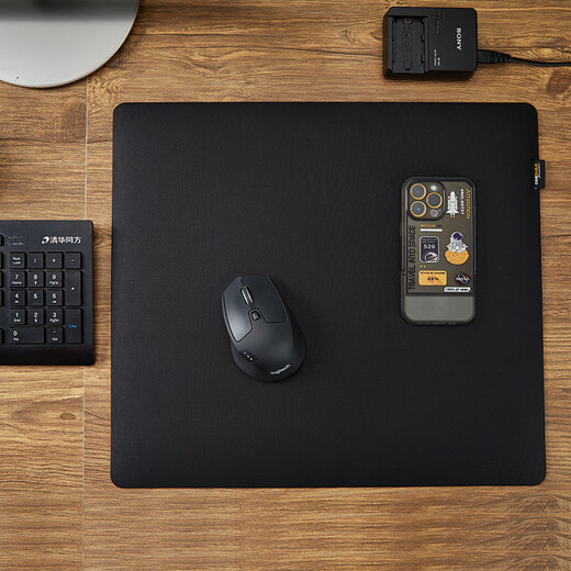 CAPERE(铠雷)防水硫化鼠标垫 防水顺滑电脑竞技游戏垫 硫化垫中号黑色【升级版-尼龙布】2代 450X400X3mm