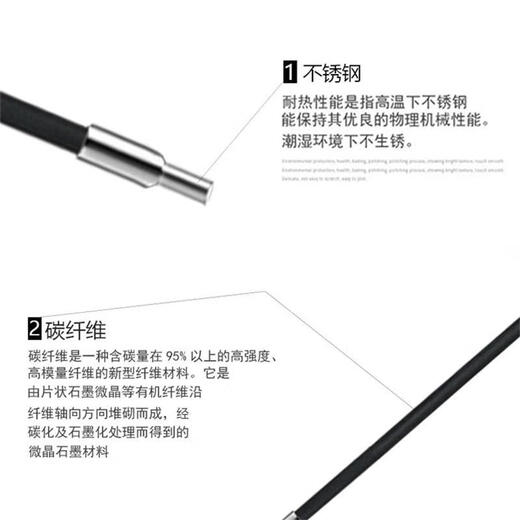 XMSJM2碳纤维加长杆延长杆测针M3雷尼绍陶瓷杆三坐标测针三次元 A-1047-3484 PEL1 未税 L50mm