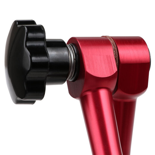 Three-quantity magnetic lever dial indicator seat bracket mechanical magnetic large watch seat strong magnetic omnidirectional seat universal JD241 Rouge Red-Standard Model