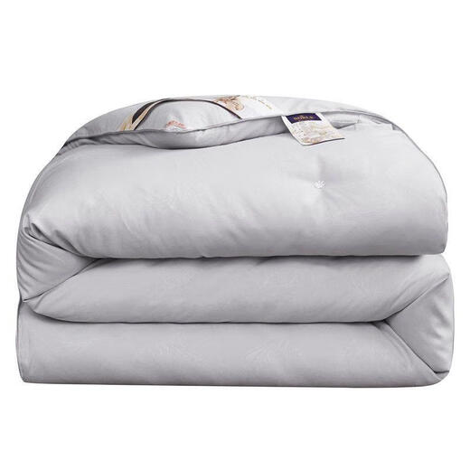 Edredón de seda seda de morera edredón de primavera y otoño con aire acondicionado edredón de invierno engrosado edredón individual doble edredón con núcleo color sólido color jade en relieve 150 * 200 cm4 Jin Jin equivale a 0,5 kg