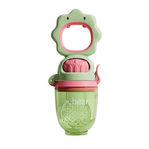 Hug Bear Bite Baby Silicone Fruit Bite Bag Baby Fruit and Vegetable Food Complementary Food Automatic Propeller Rice Green