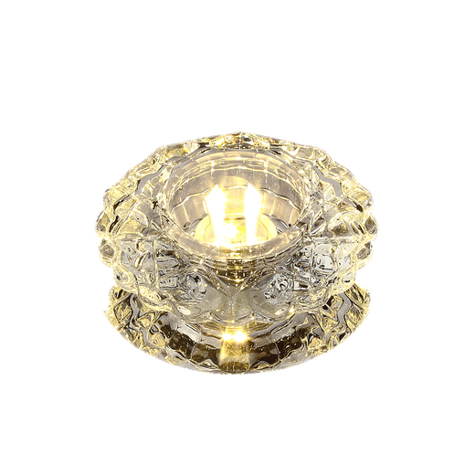 Shengsen Wohnzimmer-Deckenlochlicht, eingebettetes Downlight, Foyer-Strahler, Deckenleuchte, Kristallgang, Bullaugenlampe, Korridor, Katzenaugenlampe, 10 cm – 3 W, farbiges Licht, verdeckte Installation