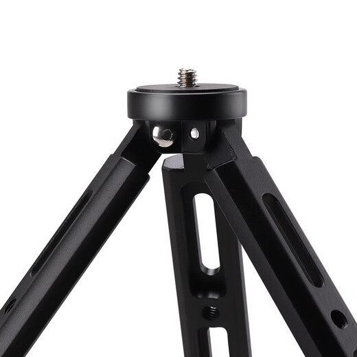 Kejia Desktop Metal Trípode Selfie Stick Base Universal Dji Stabilizer Gimbal Soport Soporte Soporte Zhiyun Material de aleación de aluminio Teléfono móvil SLR disparando video negro [trípode]