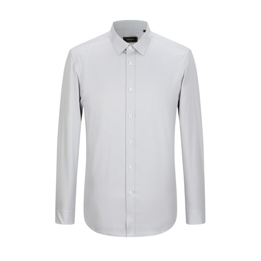 雅戈尔（YOUNGOR）衬衫男士秋冬青年男长袖衬衫格子衬衫全棉舒适商场同款 灰色格子YLBN115573DFA 41 41