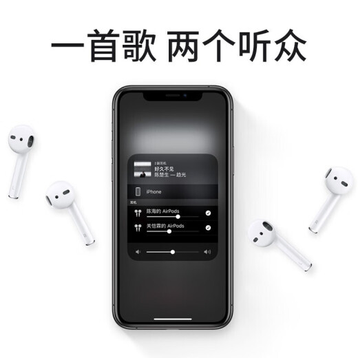 Apple (Apple) AirPods 2nd generation Apple wireless Bluetooth headset second generation supports Apple mobile phone/ipad/air3 AirPods2 [wired charging version] [ready stock quick release] + My Neighbor Totoro case official standard