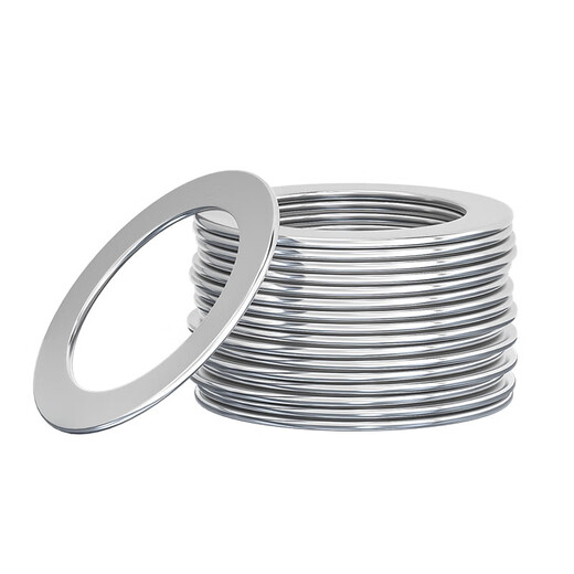 Fengji 304 stainless steel ultra-thin gasket thick gap flat gasket thin metal round gasket 0.1/0.2/0.3/0.5mm M3*5*0.1-50 pieces