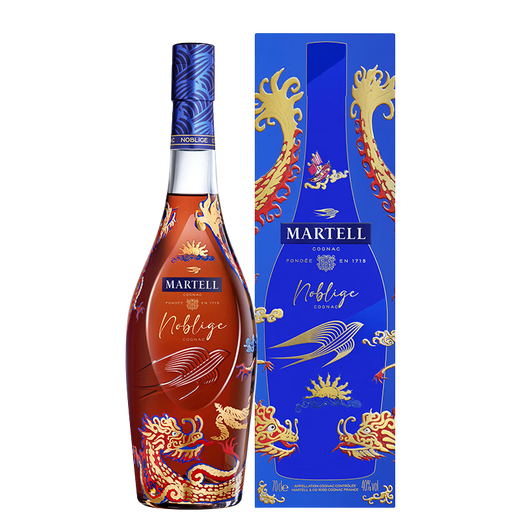 马爹利(Martell)名士VSOP干邑白兰地700m 保乐力加洋酒法国进口送礼礼盒 龙年限定单支 700mL 1瓶